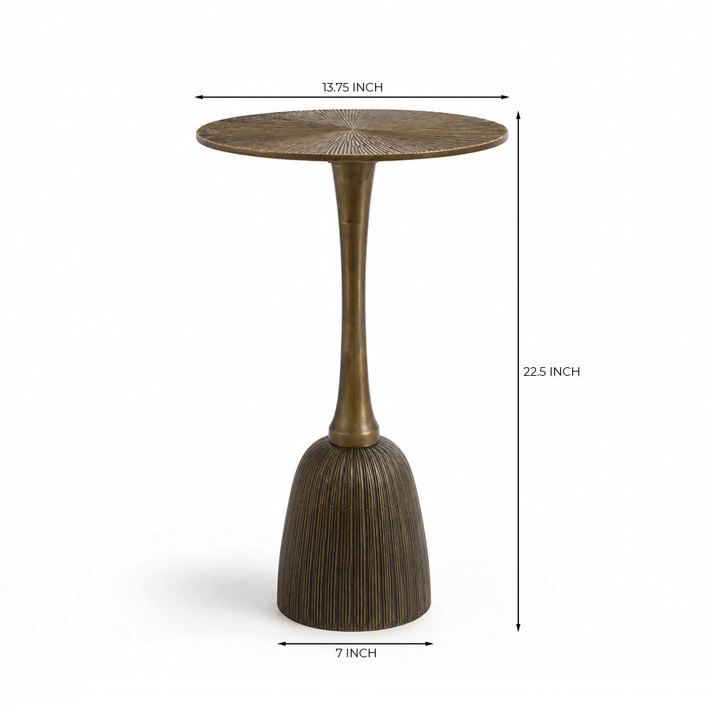 Nieve Aluminum Side Table