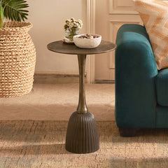 Nieve Aluminum Side Table