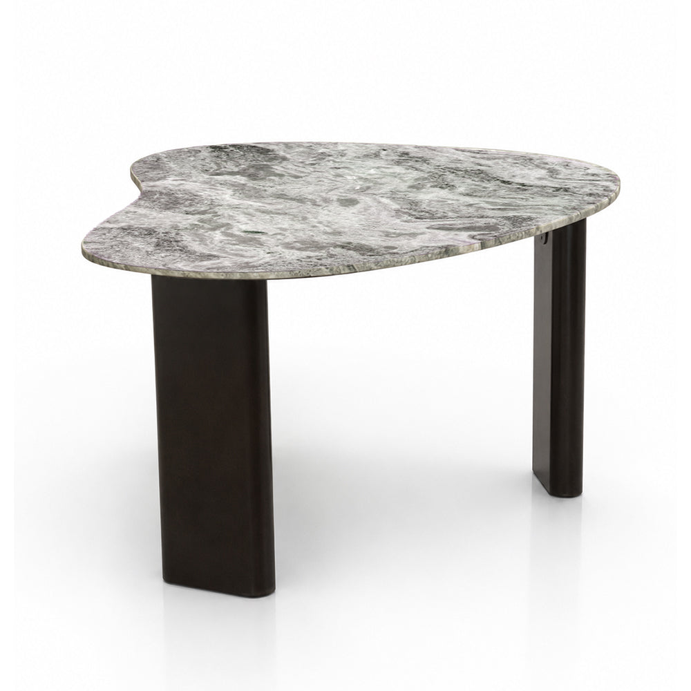 Thrice Wood Coffee Table with Marble