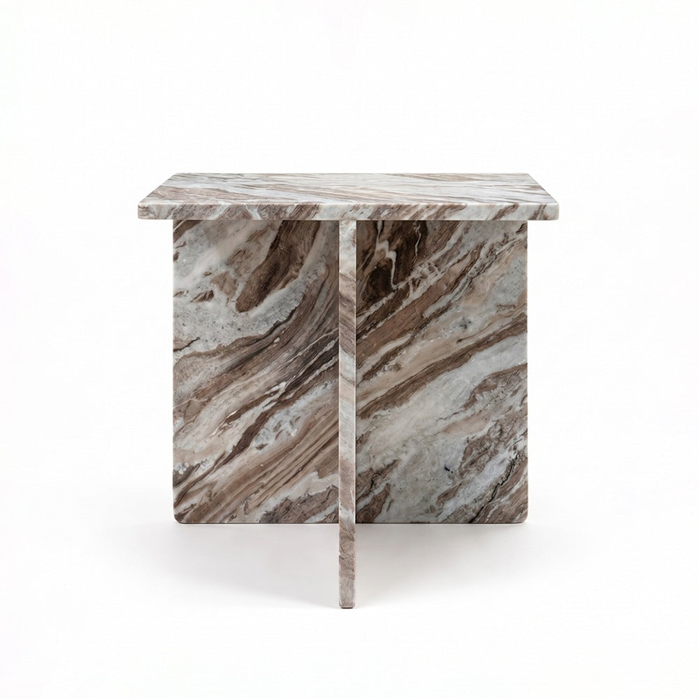 Elan Sawar Marble Side Table