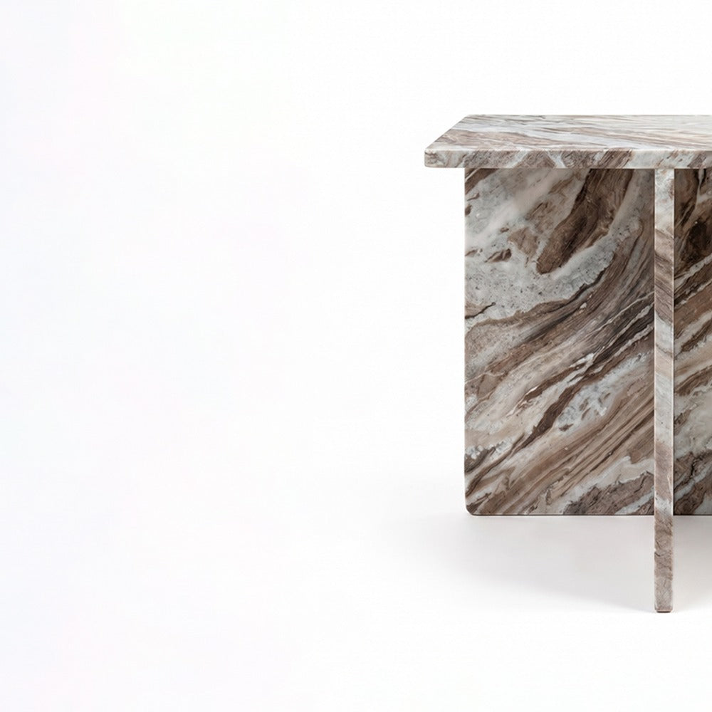 Elan Sawar Marble Side Table