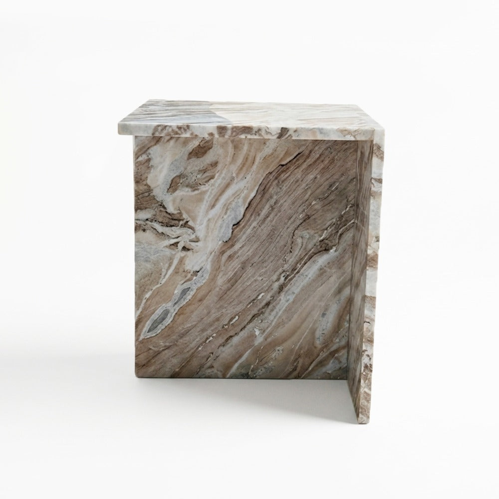 Elan Sawar Marble Side Table