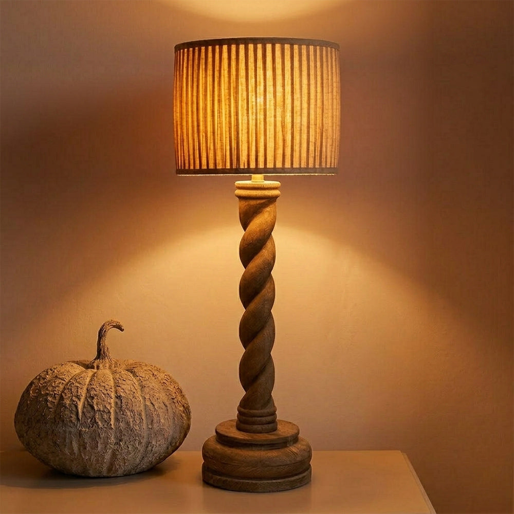 Soren Mango Wood Table Lamp