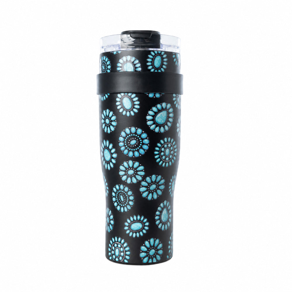 Wide Wyoming Tumbler In Black