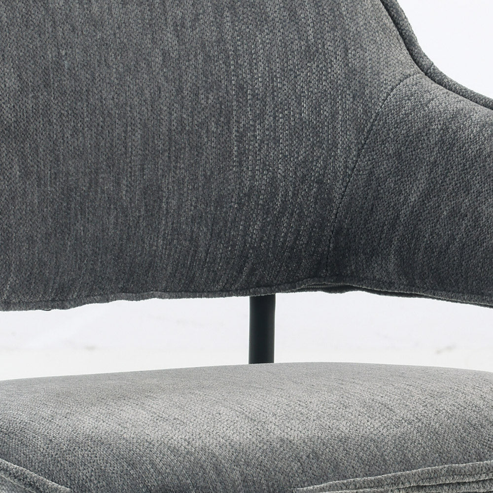 Colton Fabric Dining Chair with Metal Legs