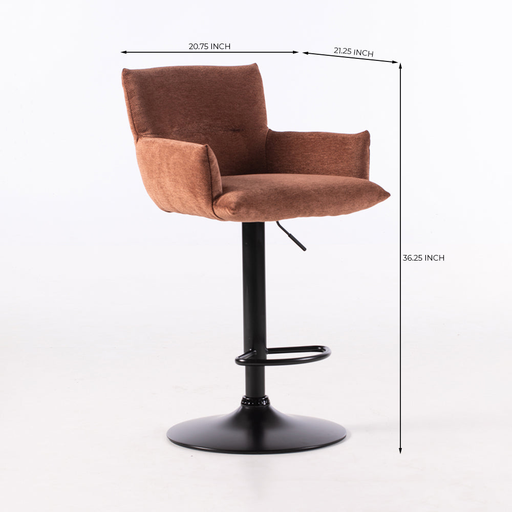 Archer Terracotta with Metal Bar Chair