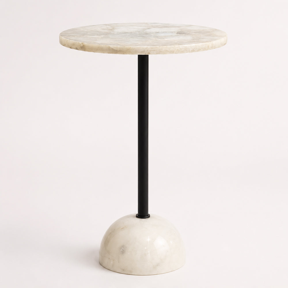 Soleil Agate Marble Side Table