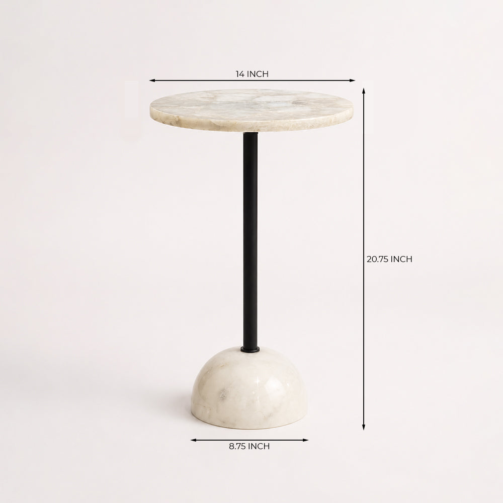 Celina Agate Marble Side Table