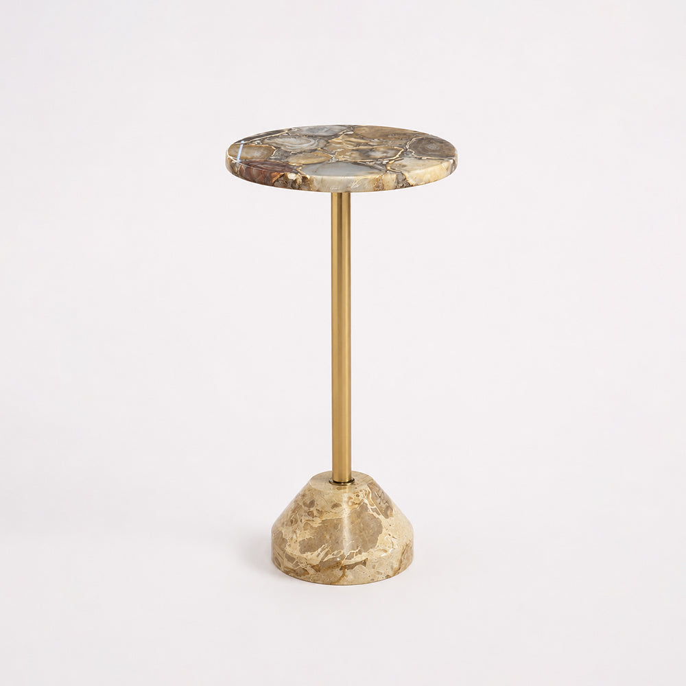 Brinley Agate Marble Side Table