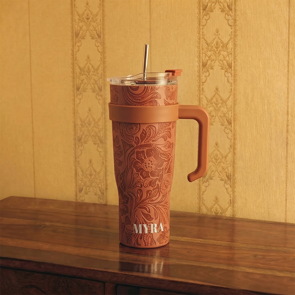 Wide Wyoming Tumbler In Brown