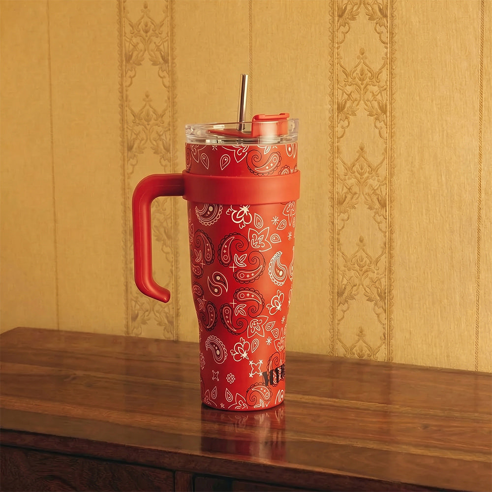 Wide Wyoming Tumbler In Red