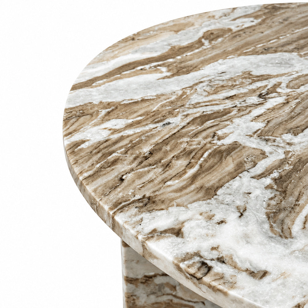 Veda Sawar Marble Coffee Table Set of 2