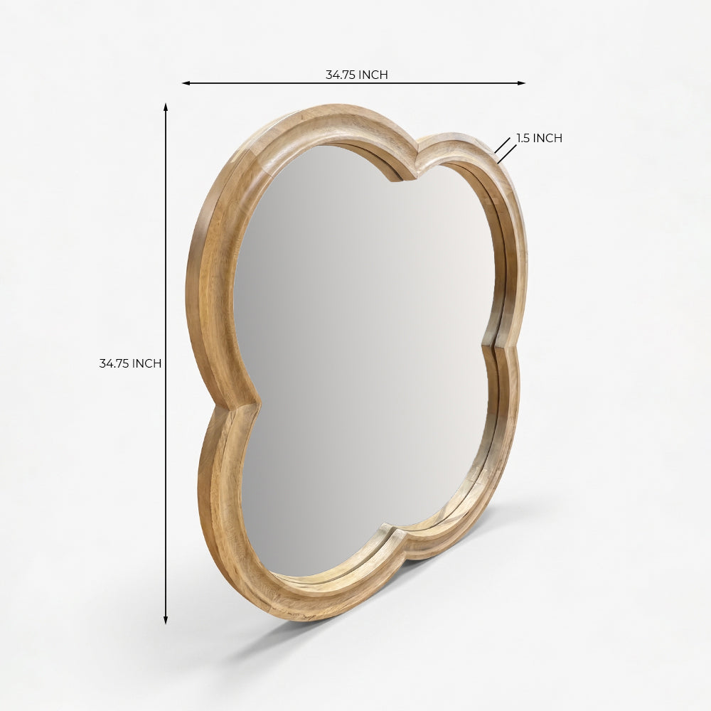Bodhi Mango Wood Mirror Frame image 5