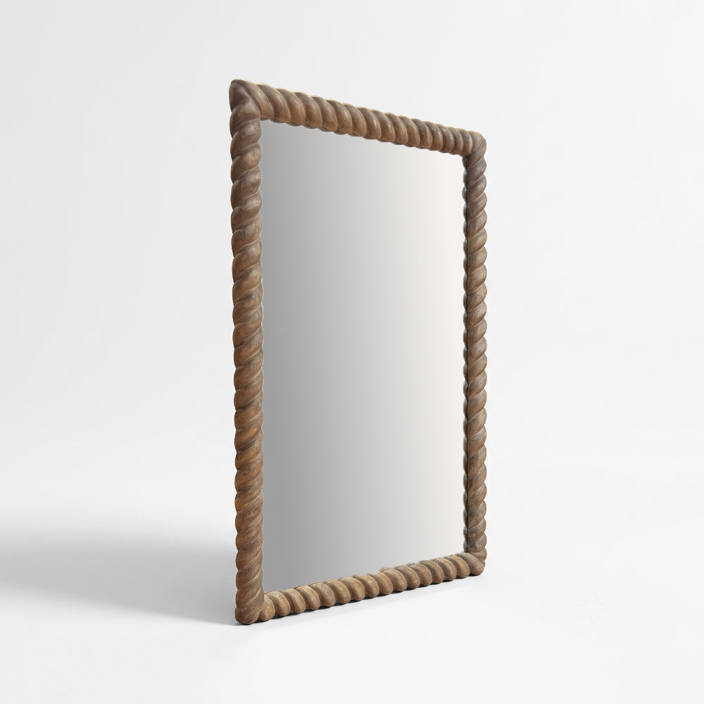 Linden Mango Wood Mirror Frame image 4