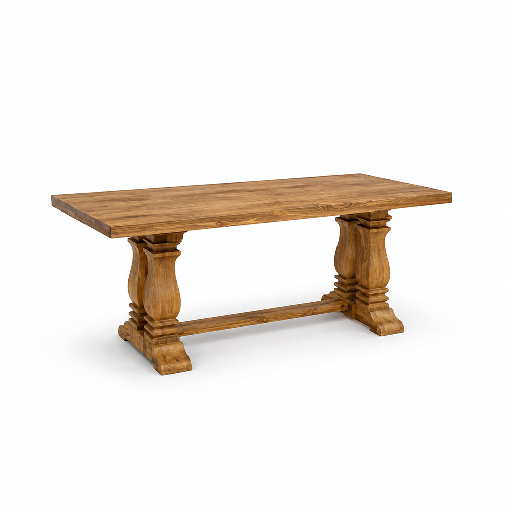 Regent 6 Seater Rectangular Wooden Dining Table