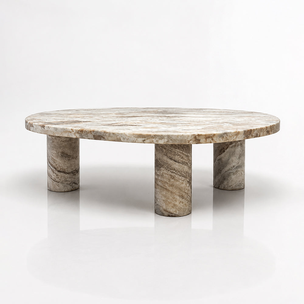 Blaze Sawar Marble Coffee Table Set of 2