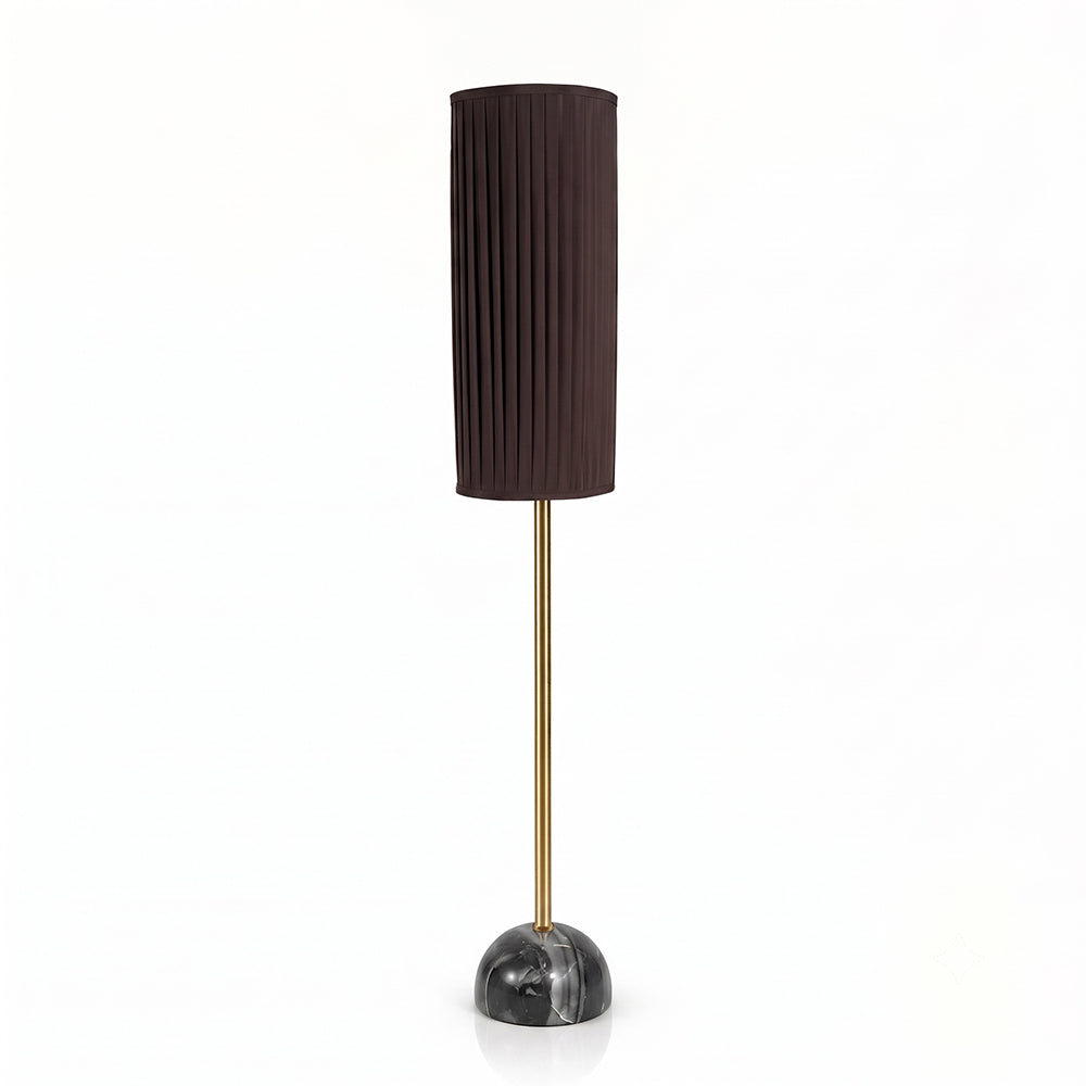 Calloway Black Marble Base Floor Lamp