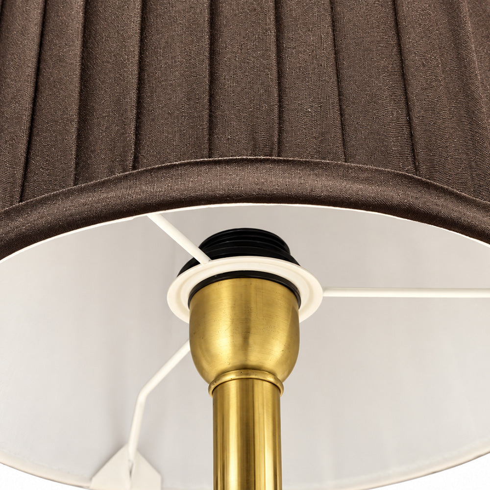 Calloway Black Marble Base Floor Lamp