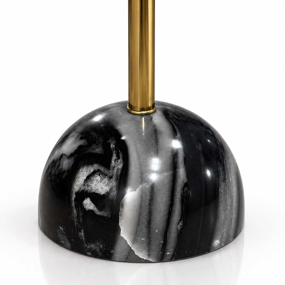 Calloway Black Marble Base Floor Lamp