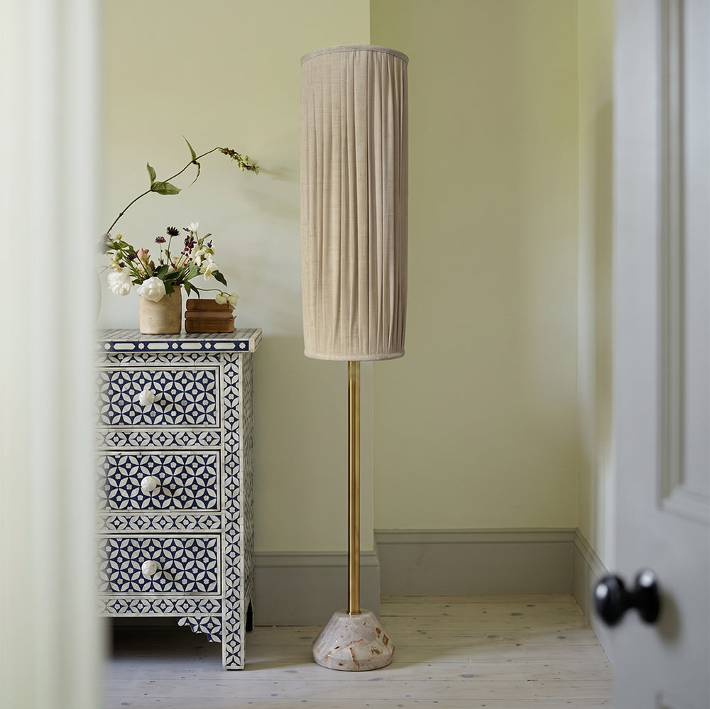Orion Panther Marble Base Floor Lamp