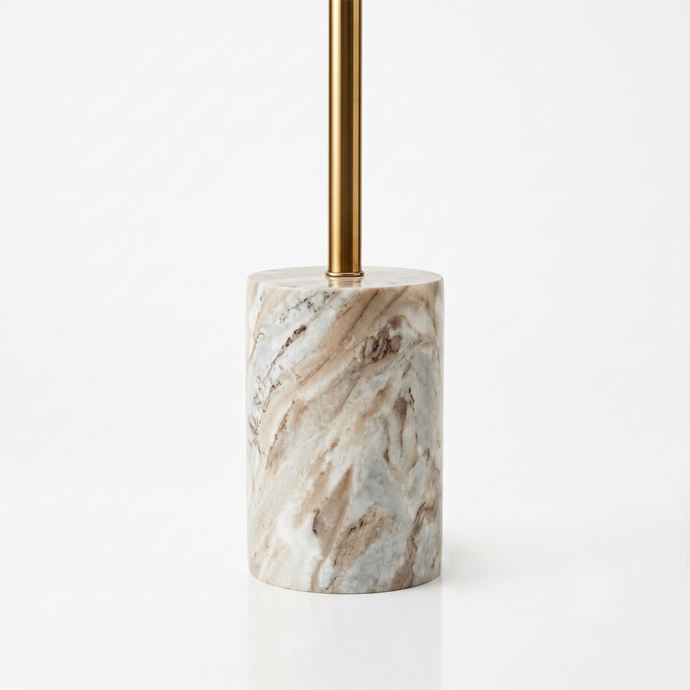 Magnus Sawar Marble Base Floor Lamp