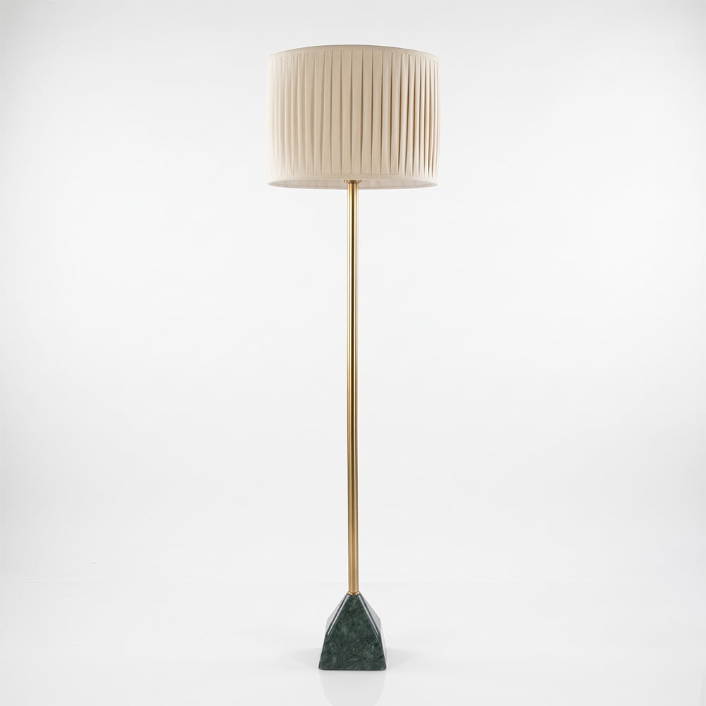 Cypress Green Marble Base Floor Lamp