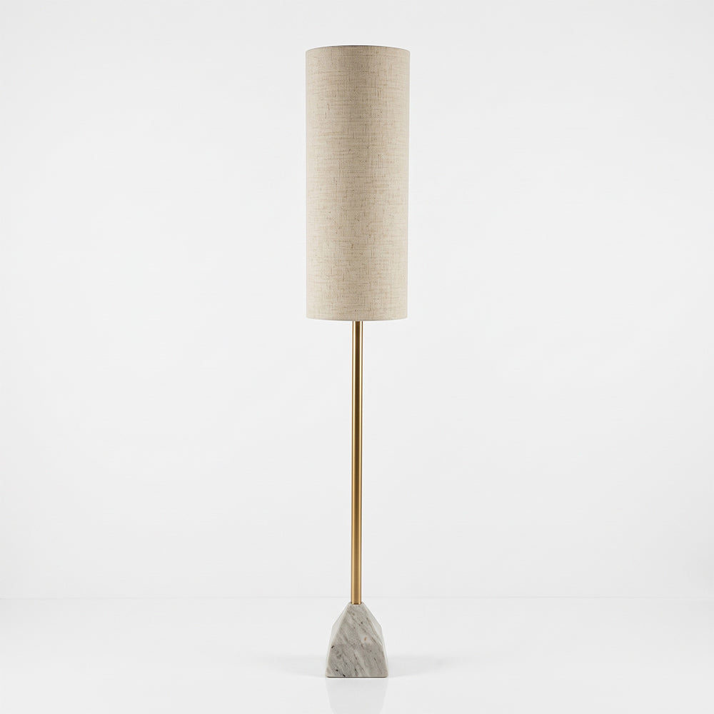 Theron Sawar Marble Base Floor Lamp