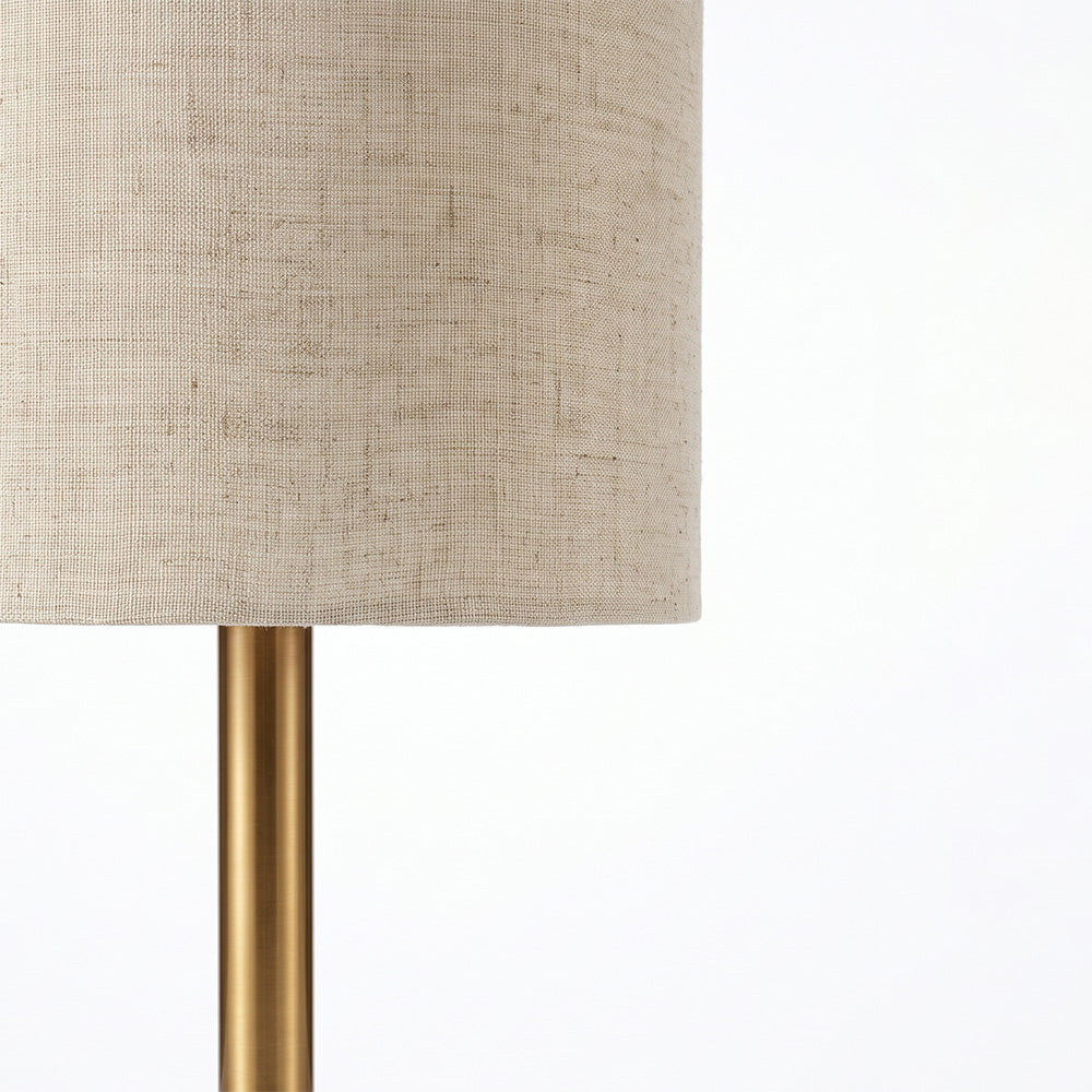 Theron Sawar Marble Base Floor Lamp