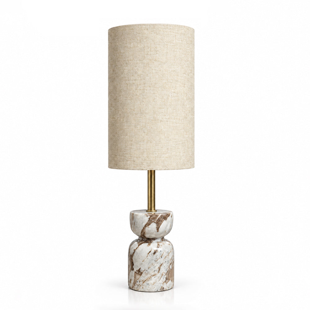 Vera Sawar Marble Base Table Lamp
