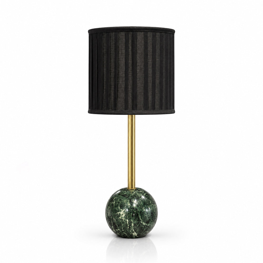 Della Green Marble Base Table Lamp