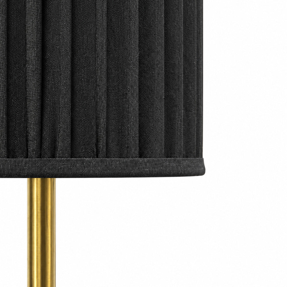 Drake Black Marble Base Floor Lamp