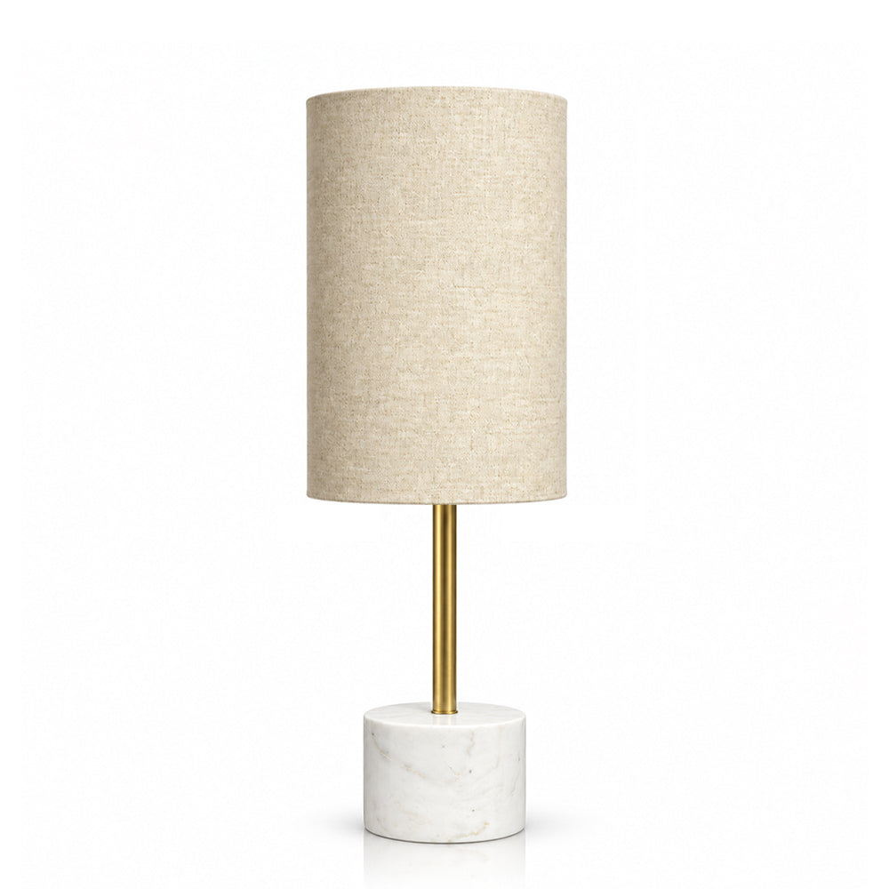 Isla White Banswara Marble Base Table Lamp