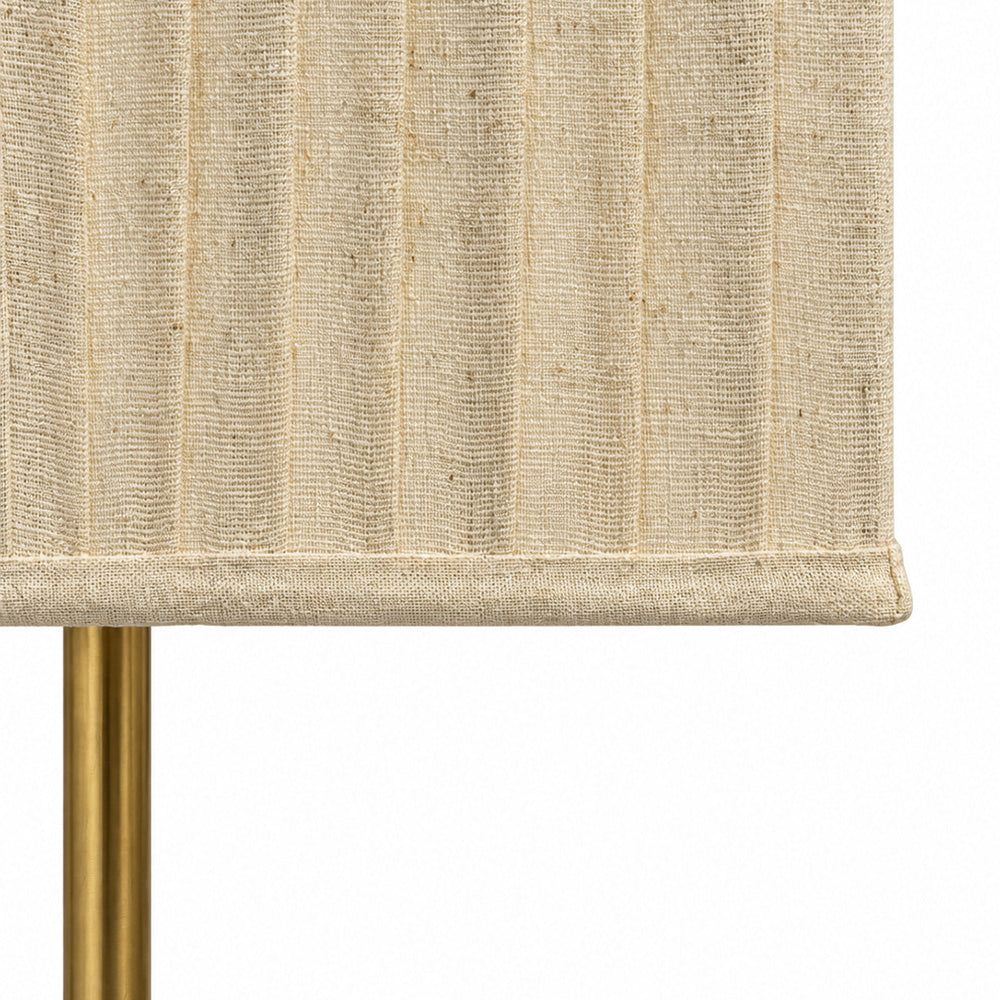 Pearl White Banswara Marble Base Table Lamp