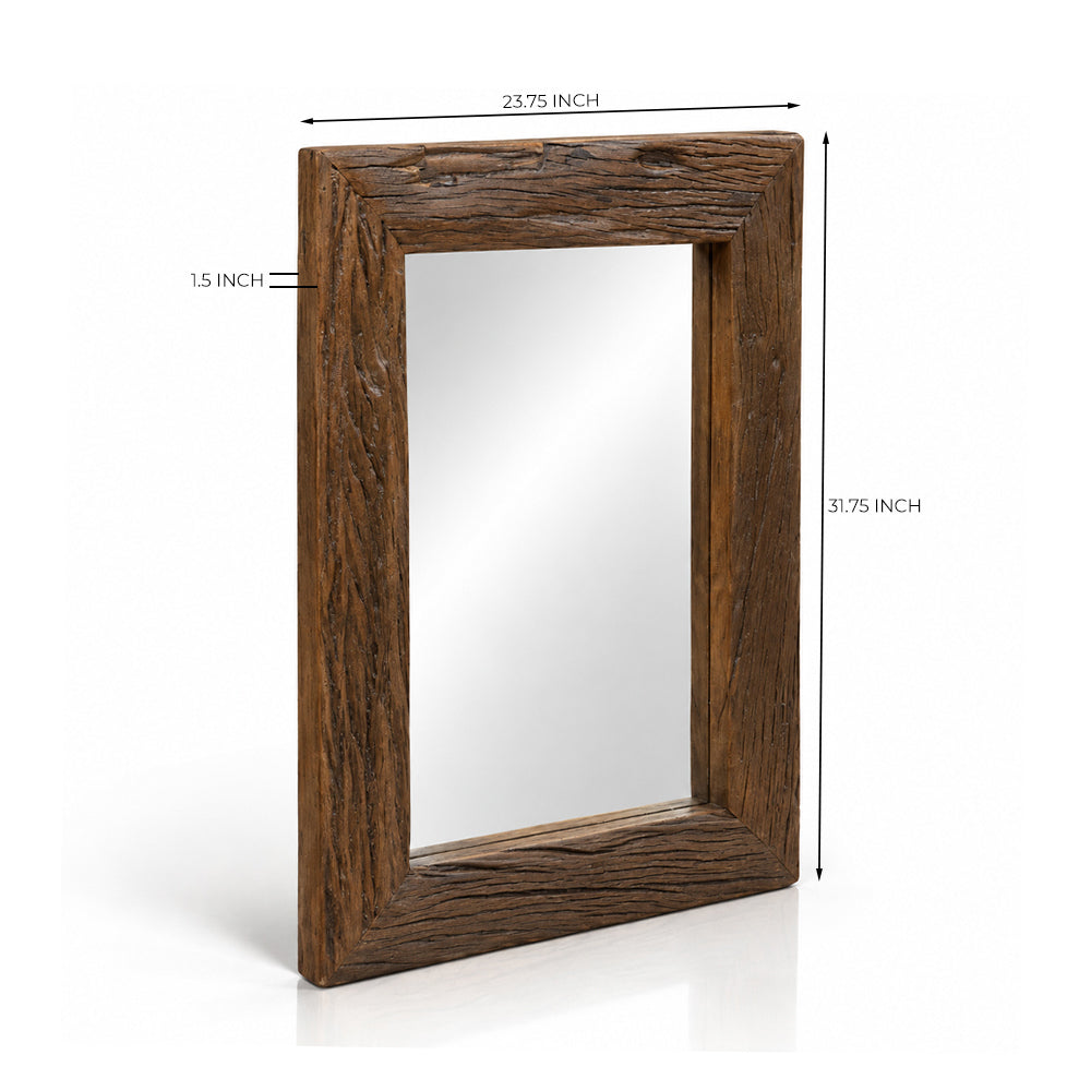 Shalev Reclaimed Wood Mirror Frame