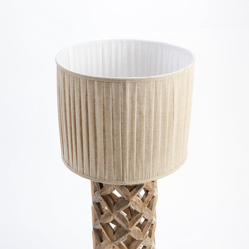 Petras Wooden Table Lamp