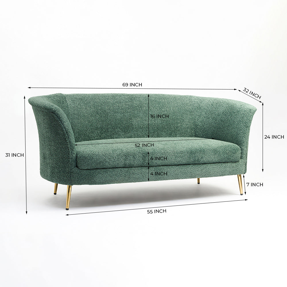 Bleu Gem Sofa - Green