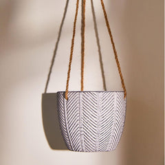 Yew Yard Ceramic Hanging Pot