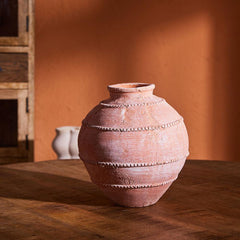 Yarrow Terracotta Vase - Small