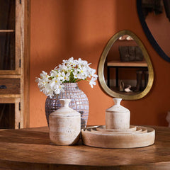 Crystal Charm Cement Vase - All