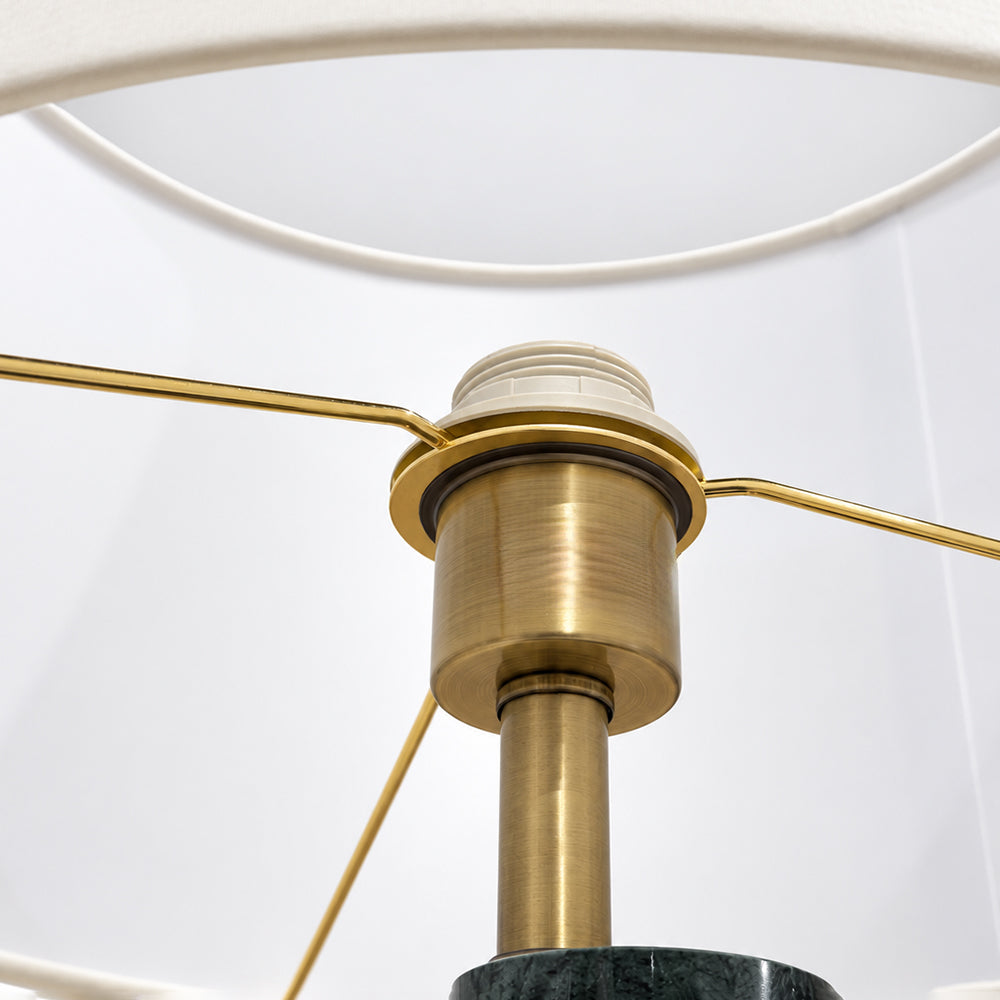Atlas Marble Table Lamp with Metal - Product View 2