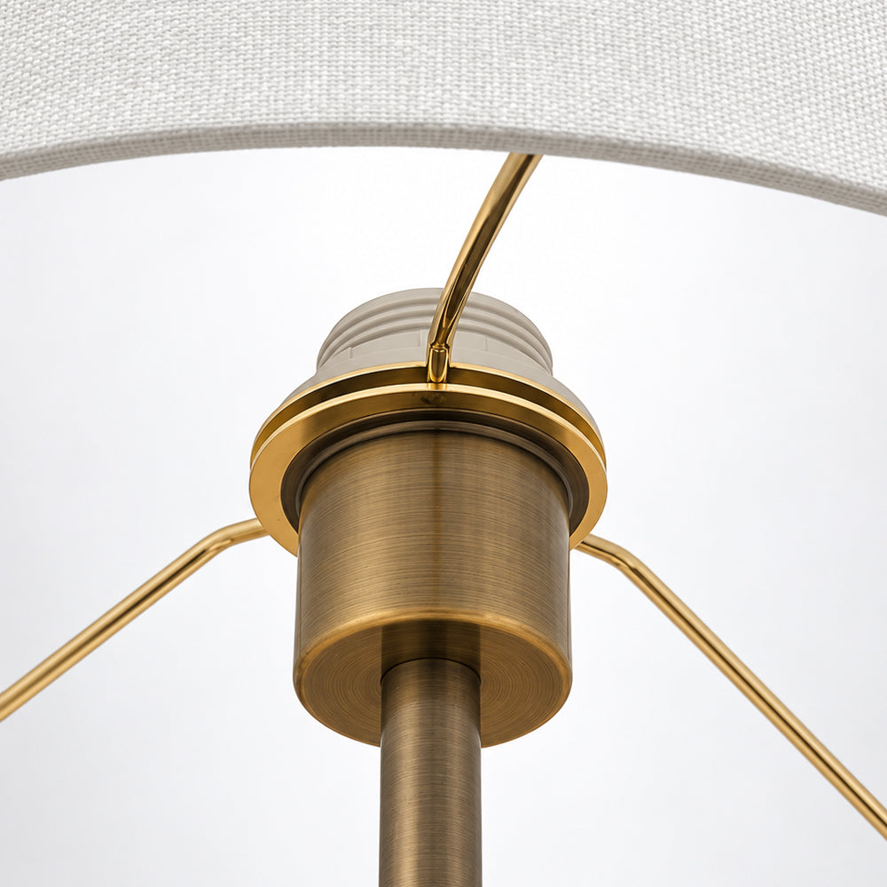 Selene Marble Table Lamp with Metal - Product View 5