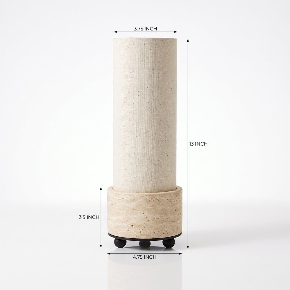 Wynn Marble Table Lamp with Metal - Product View 5