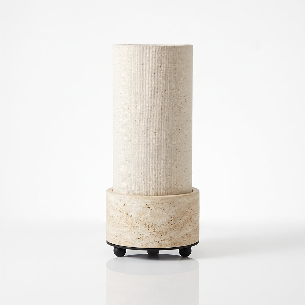 Rhea Marble Table Lamp with Metal - Product View 1