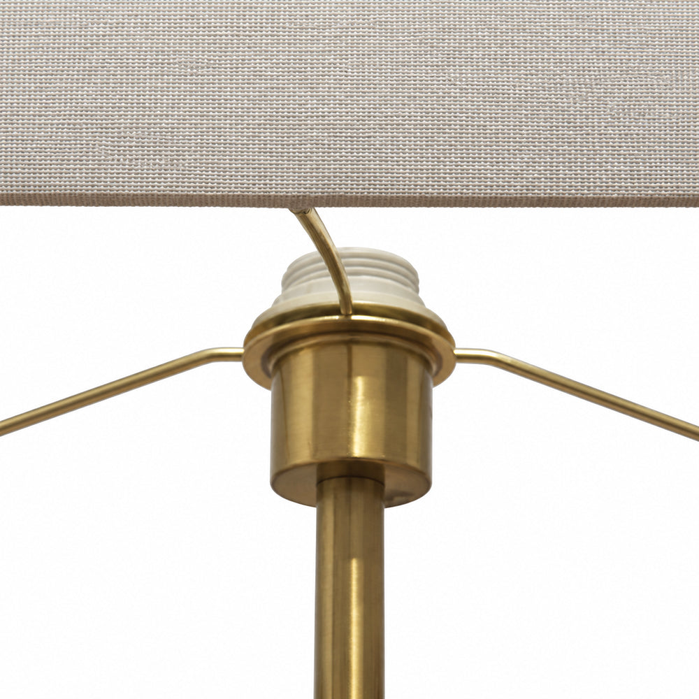 Thorne Marble Floor Lamp with Metal - Product View 4