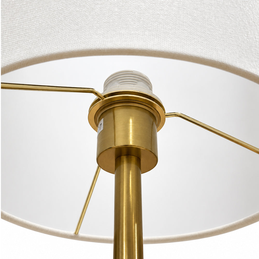 Priya Marble Table Lamp with Metal - Product View 2