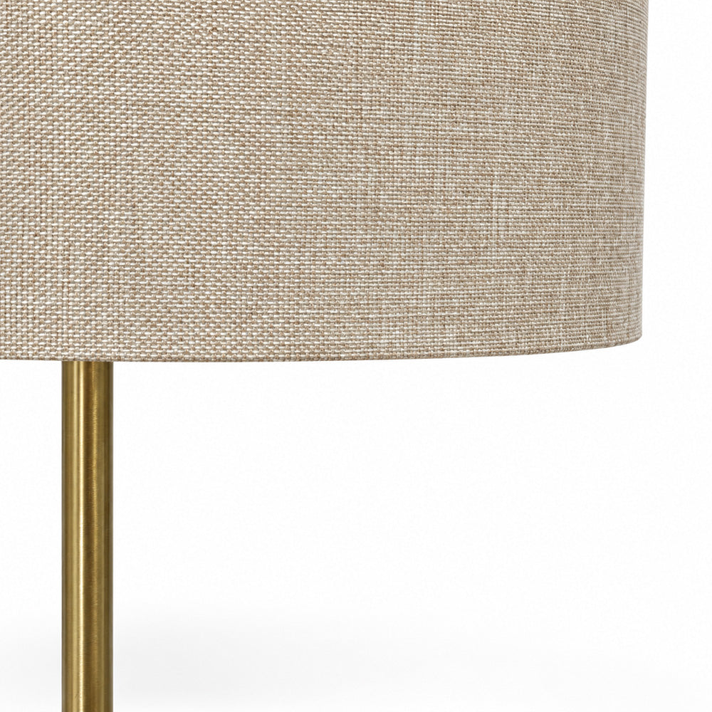Dusk Marble Floor Lamp with Metal - Product View 4