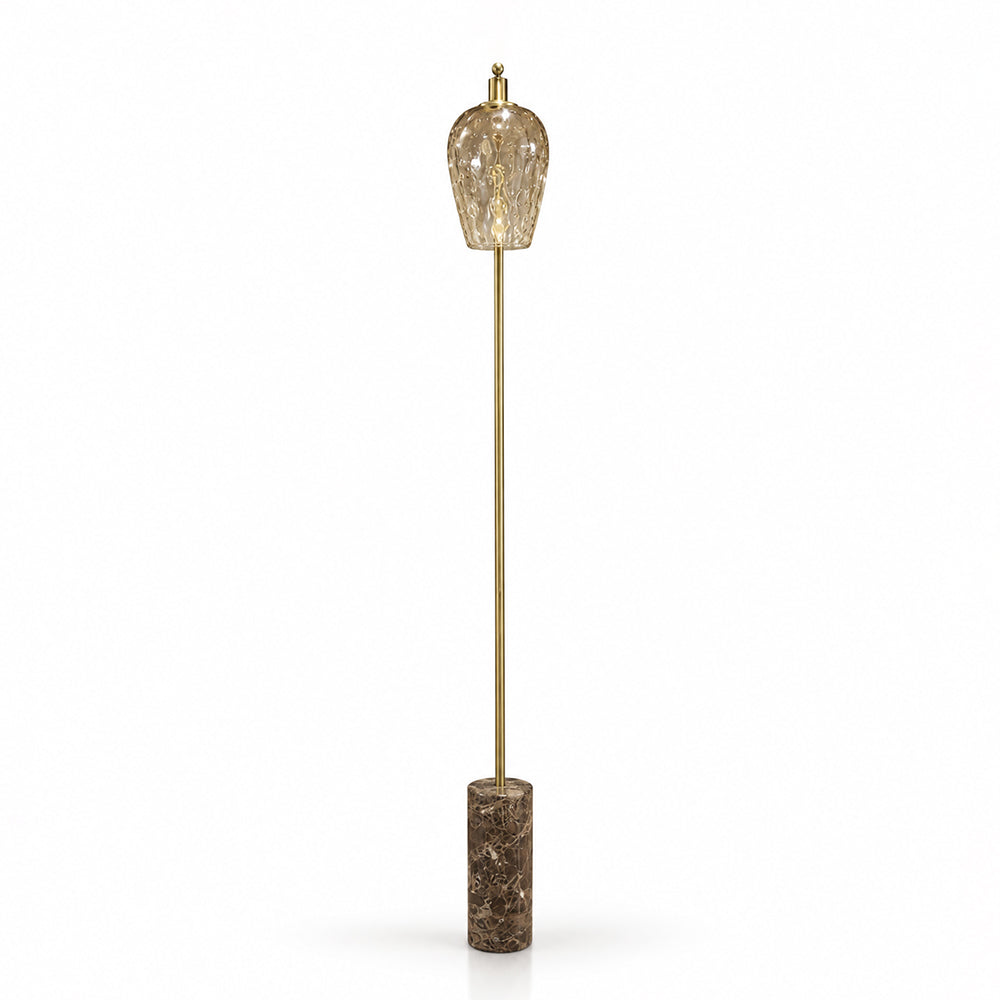 Lark Marble Floor Lamp with Metal - Product View 2