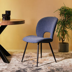 Ivoces Boucle Dining Chair - Blue