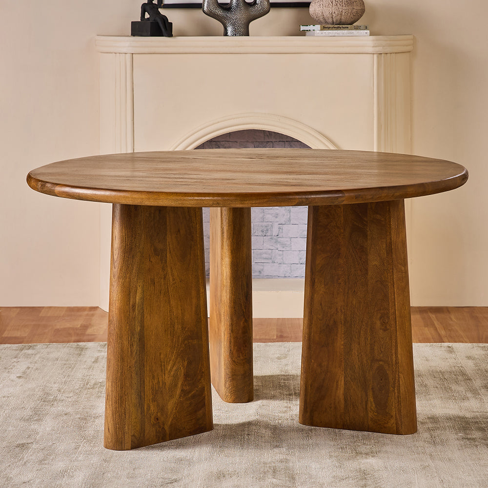 Perivelle Grace 4 Seater Dining Table - Brown