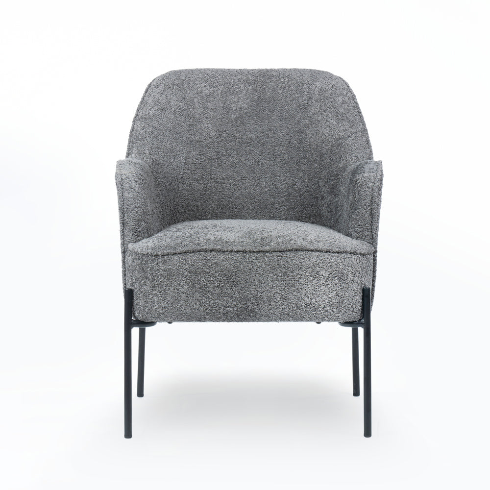 Ironveil Modern Armchair - Grey